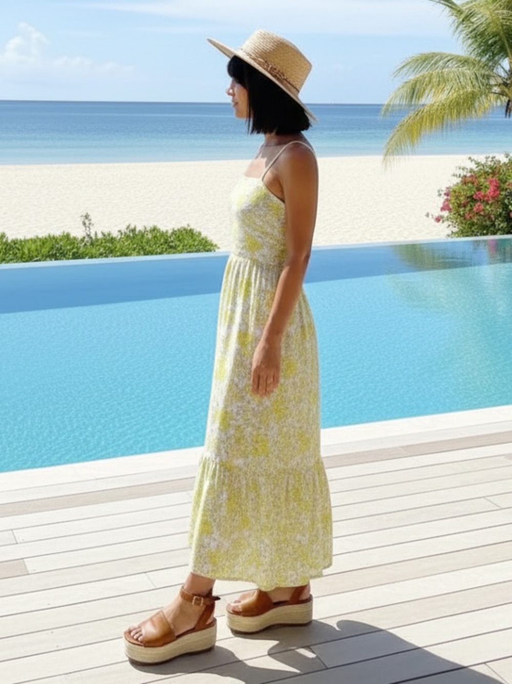 Greylin Mandy Floral Tie Back Dress - Picture 2 of 15